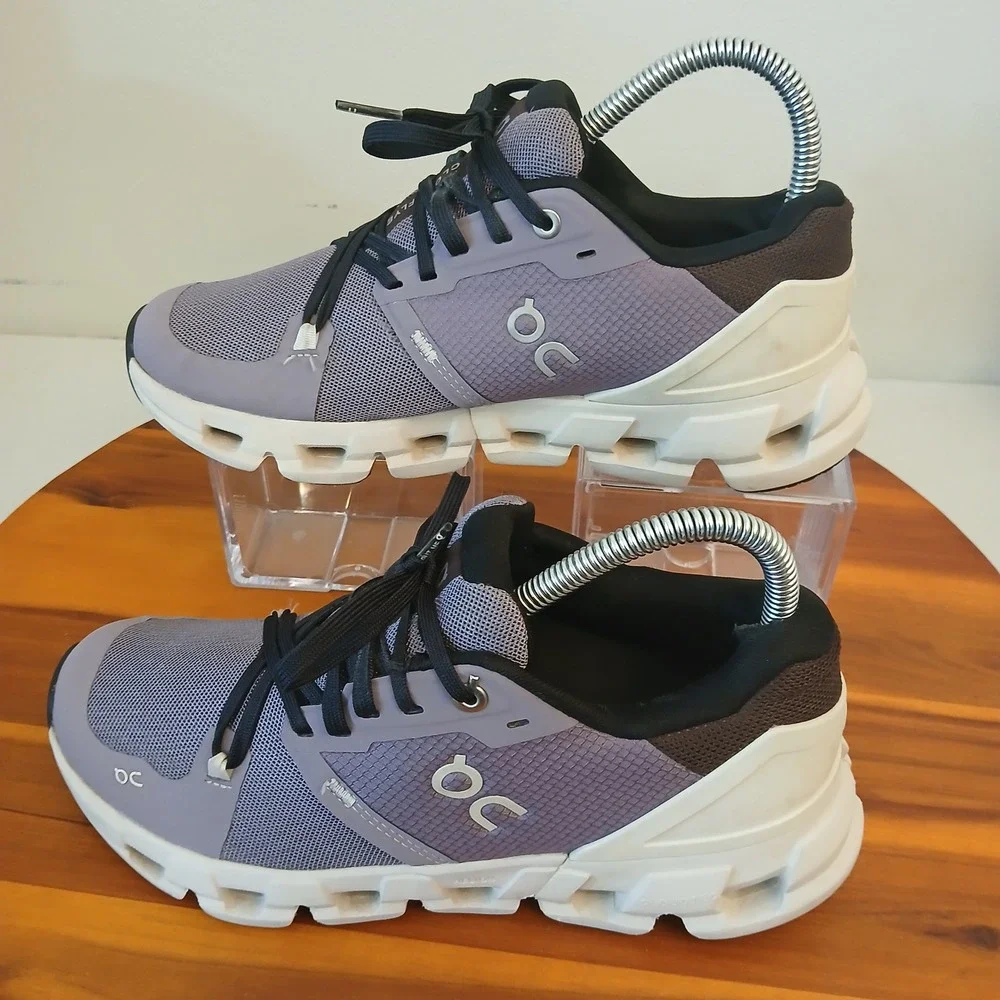 On Cloudflyer Womens 6.5 Purple Mesh Low Top Running Shoes Sneakers 71.98092